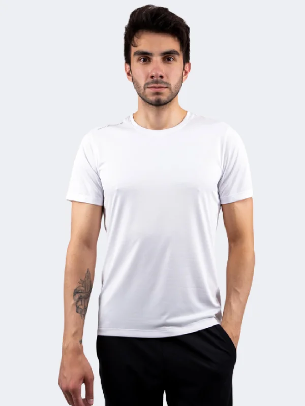 Men's short-sleeve cool gray shirt-Anta Advanced Men Running T-Shirt White