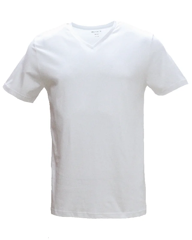 Men's short-sleeve sailing navy top-Gents T-Shirts White