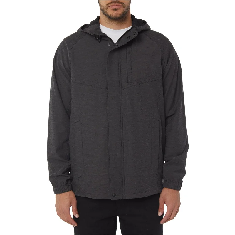 Men's avant-garde jackets-O'Neill Mens Traveler Dawn Jacket, Black, Medium