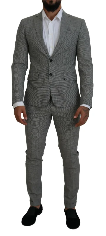 Men's director jackets-Dsqua²  Wool Single Breasted 2 Piece PARIS Men's Suit