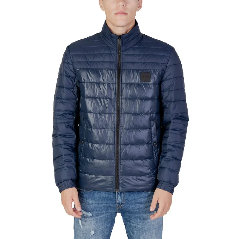 Men's cyclist jackets-Hugo Boss  Polyester Men's Jacket