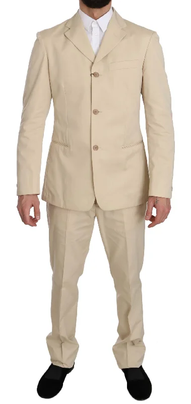 Men's rainstorm jackets-Romeo Gigli  Two-Piece Suit with Classic Men's Elegance