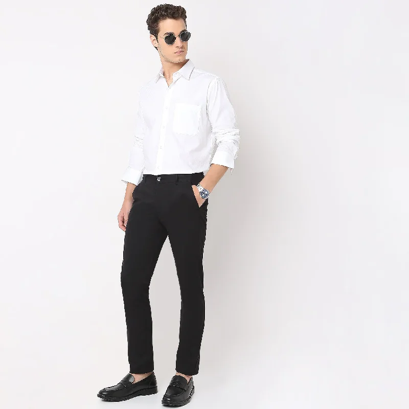 men's athletic black pants-Elemental™ Chinos - Cotton with E-Fast Versatile Durable Chinos Ankle Length Outstanding Value