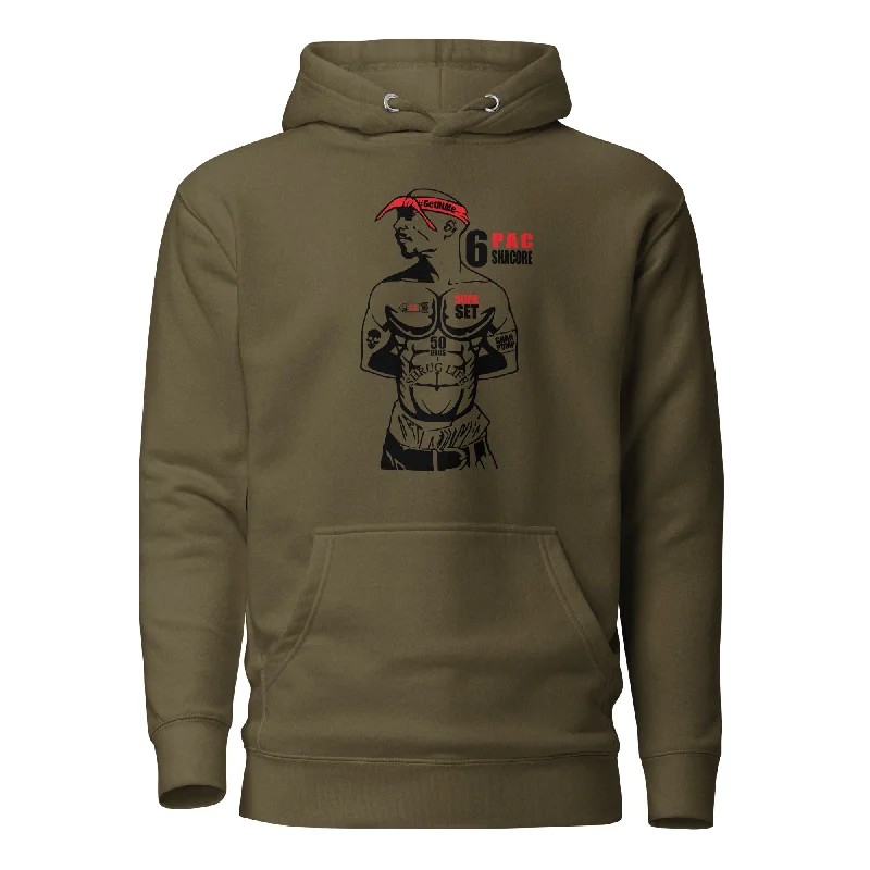 Men's hoodie for school-6 PAC Hoodie - Military Green