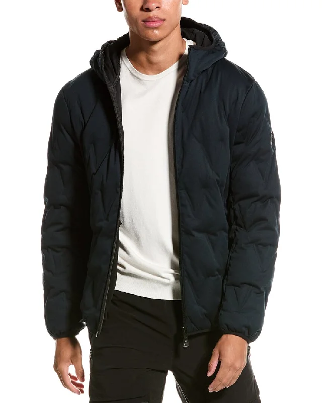 Men's trekker jackets-Armani Exchange Quilted Down Jacket