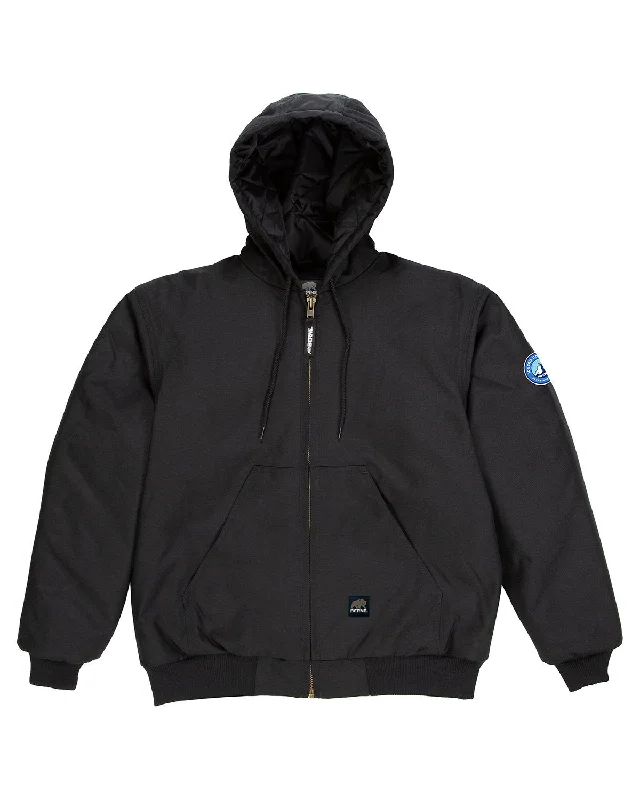 Men's squad jackets-Berne Men's ICECAP Insulated Hooded Jacket