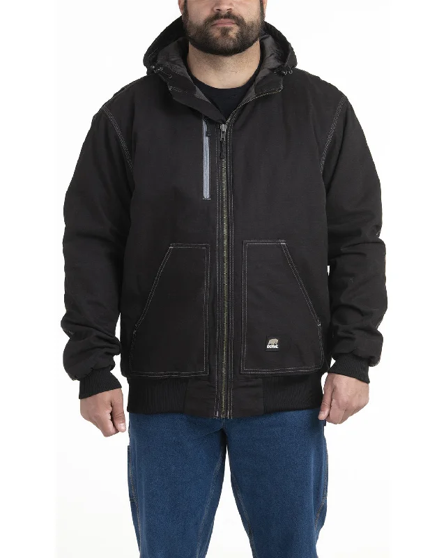 Men's heritage jackets-Berne Men's Modern Hooded Jacket