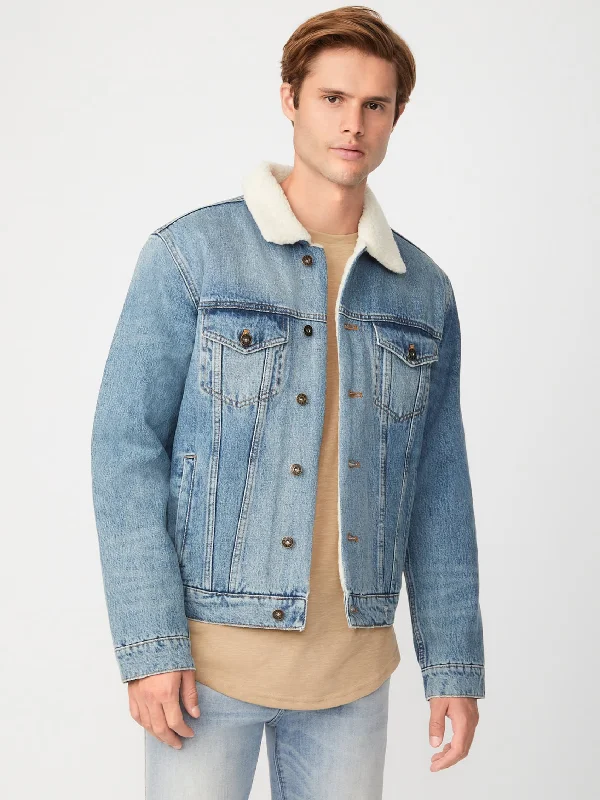 Men's aviator jackets-Braun Sherpa Jacket