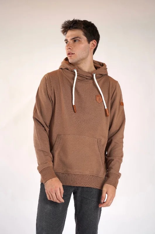 Men's hoodie for parties-Cascade Mocha Hoodie