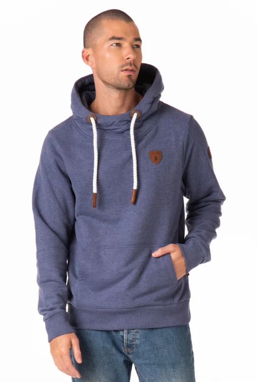 Men's hoodie with embossed logo-Cascade Ink Hoodie