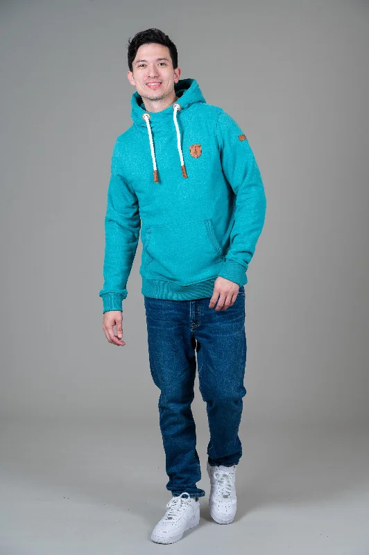 Men's hoodie with patch-Cascade Lake Hoodie