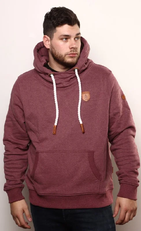 Men's hoodie with moisture-wicking-Cascade Mulberry Hoodie