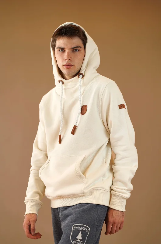 Men's hoodie for hiking-Cascade Oatmeal Hoodie