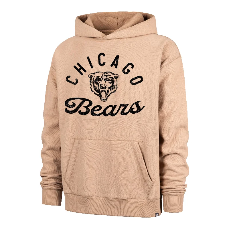 Men's hoodie with comic style-CHICAGO BEARS DUSTED BOWLINE '47 FOUNDATION RIVER HOODIE