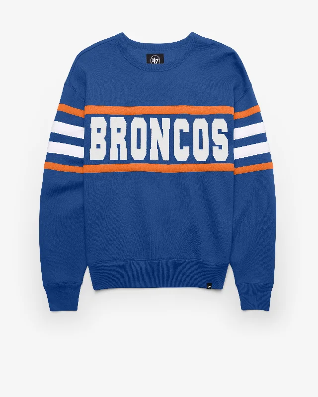 Men's hoodie with eagle print-DENVER BRONCOS HISTORIC COACHES CORNER OVATION '47 LOWER EAST CREW