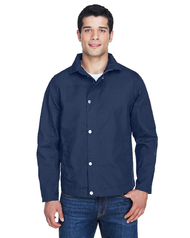 Men's valley jackets-Harriton Men's Auxiliary Canvas Work Jacket