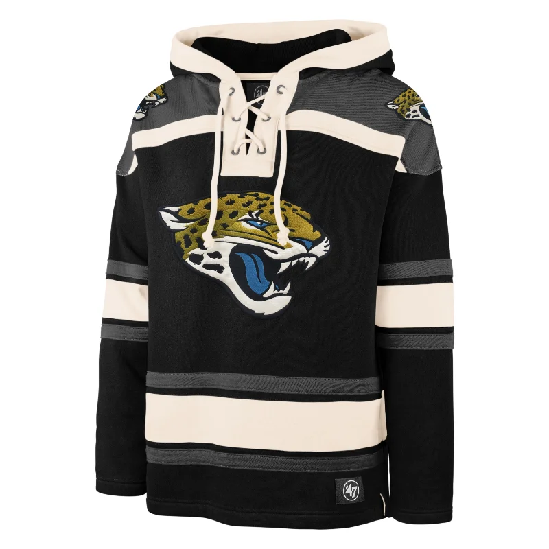 Men's hoodie for fit build-JACKSONVILLE JAGUARS SUPERIOR '47 LACER HOOD