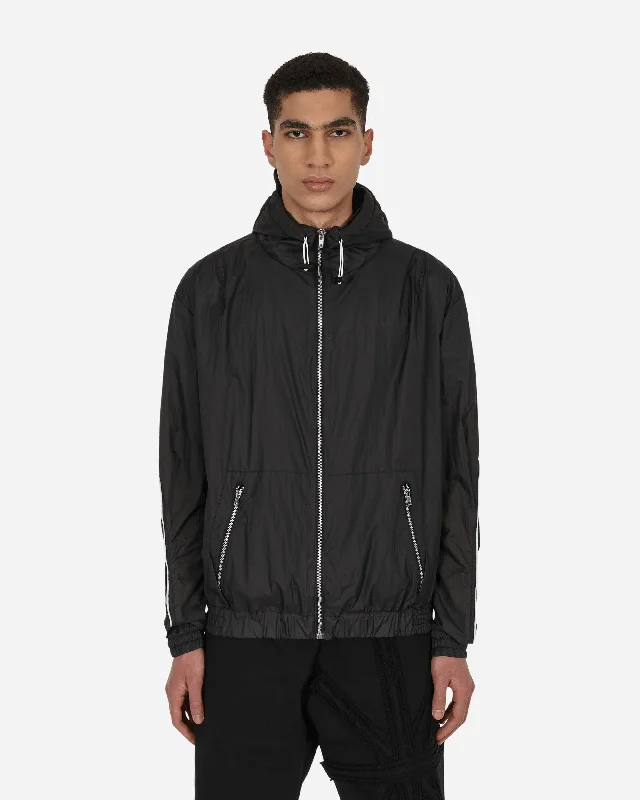 Men's hoodie for home wear-Baxter Hooded Jacket Black