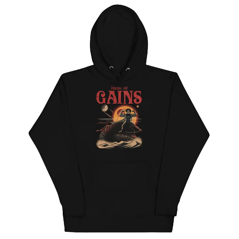 Men's hoodie for yoga-LISAN AL GAINS Hoodie