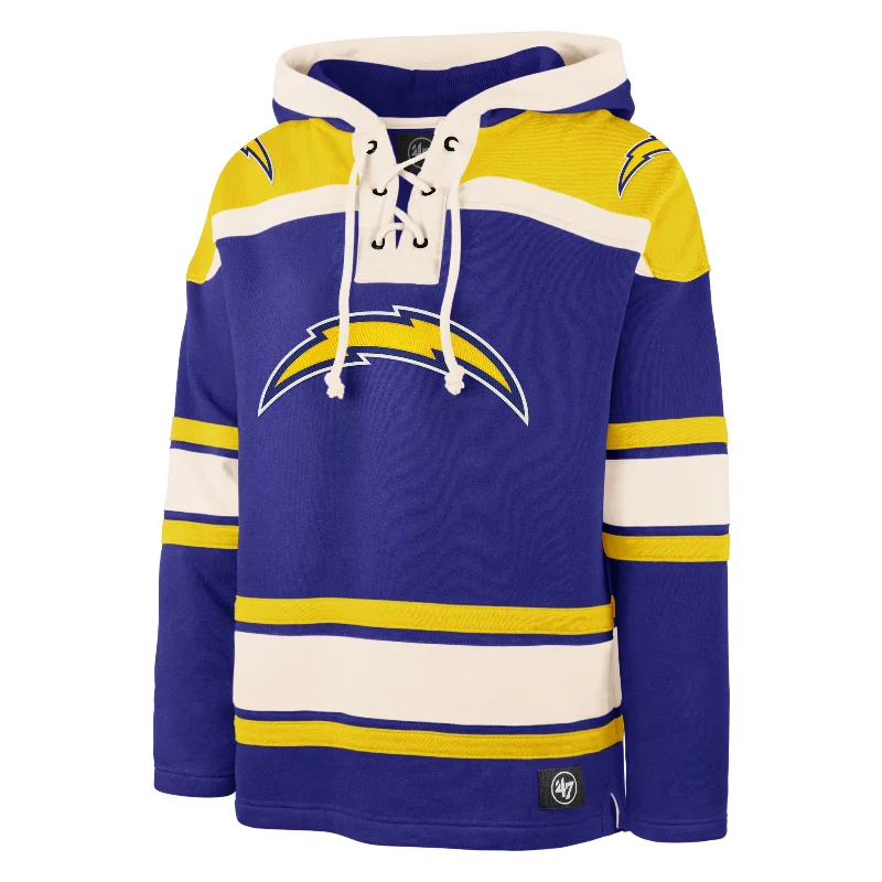 Men's hoodie with chill look-LOS ANGELES CHARGERS SUPERIOR '47 LACER HOOD