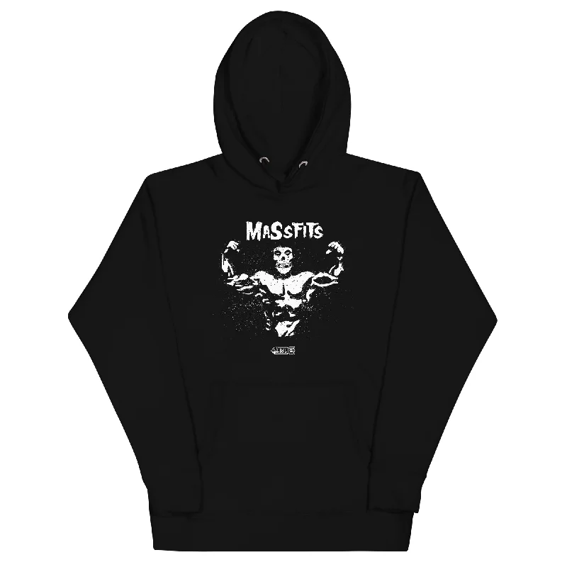 Men's hoodie with doodle art-MASSFITS Hoodie