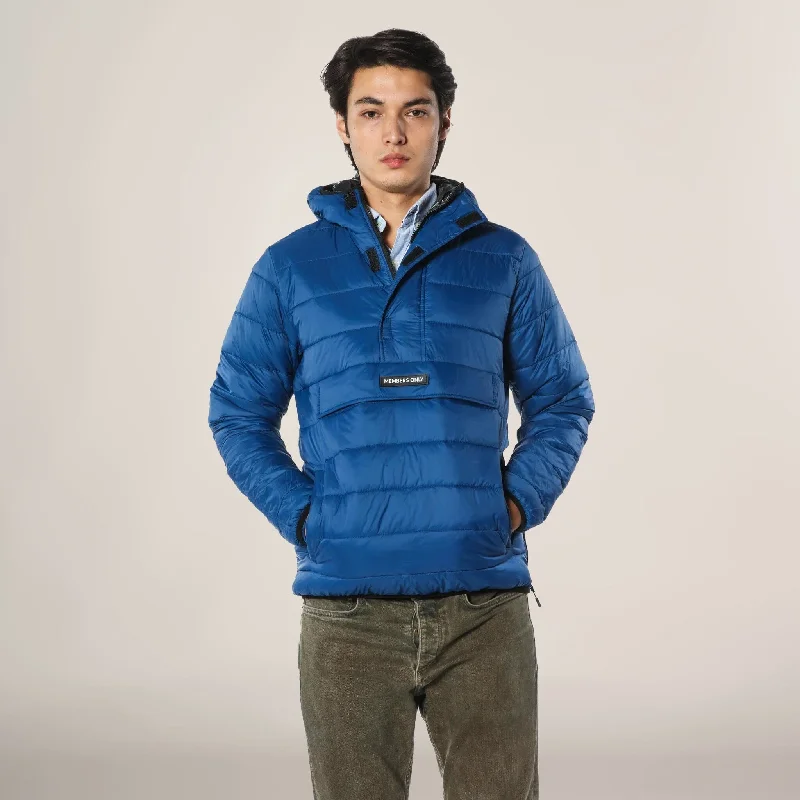 Men's ridge jackets-Men's Popover Puffer Jacket