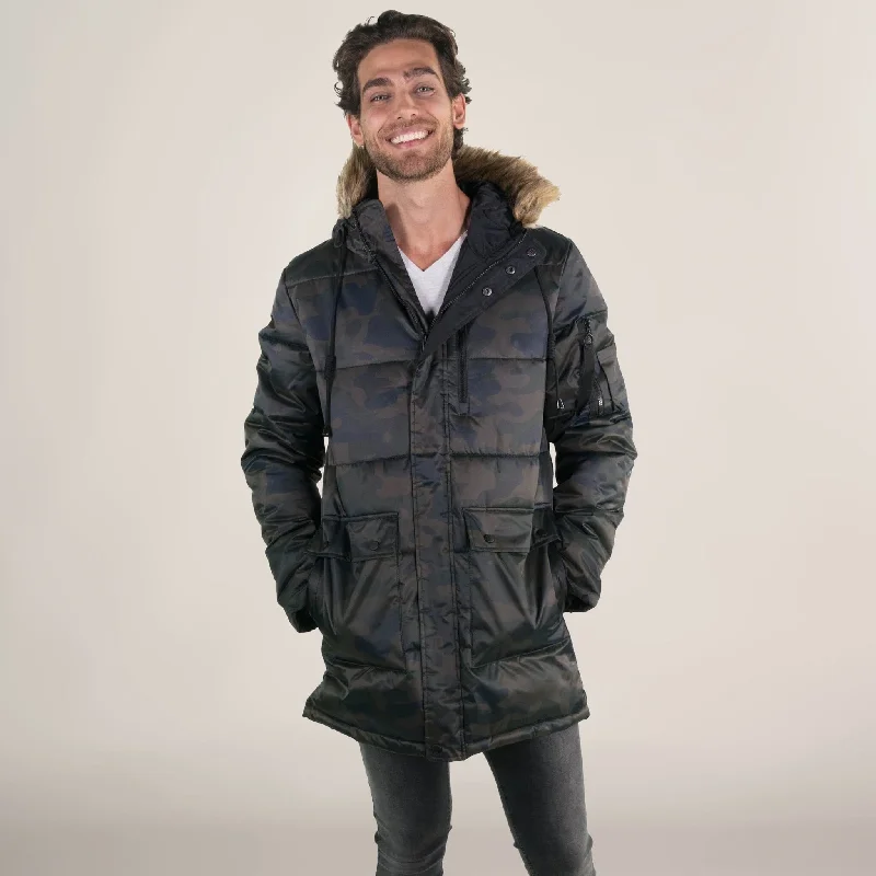 Men's actor jackets-Men's Snorkel Puffer Jacket