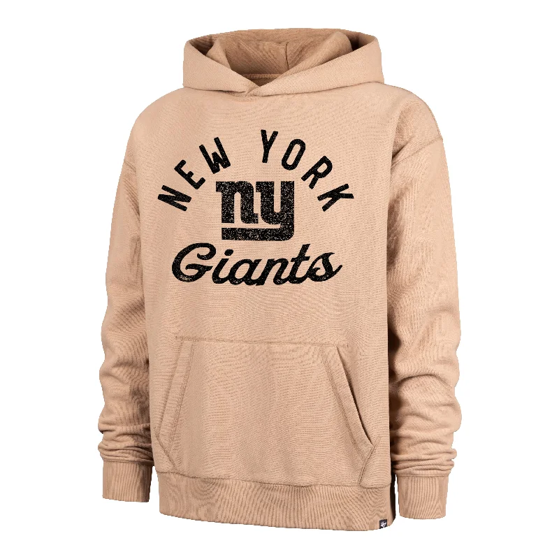 Men's hoodie with extra hood-NEW YORK GIANTS DUSTED BOWLINE '47 FOUNDATION RIVER HOODIE