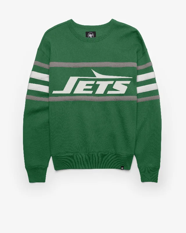 Men's hoodie with bear print-NEW YORK JETS HISTORIC COACHES CORNER OVATION '47 LOWER EAST CREW