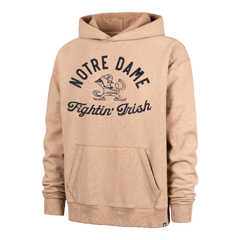 Men's hoodie for summer nights-NOTRE DAME FIGHTIN IRISH DUSTED BOWLINE '47 FOUNDATION RIVER HOODIE