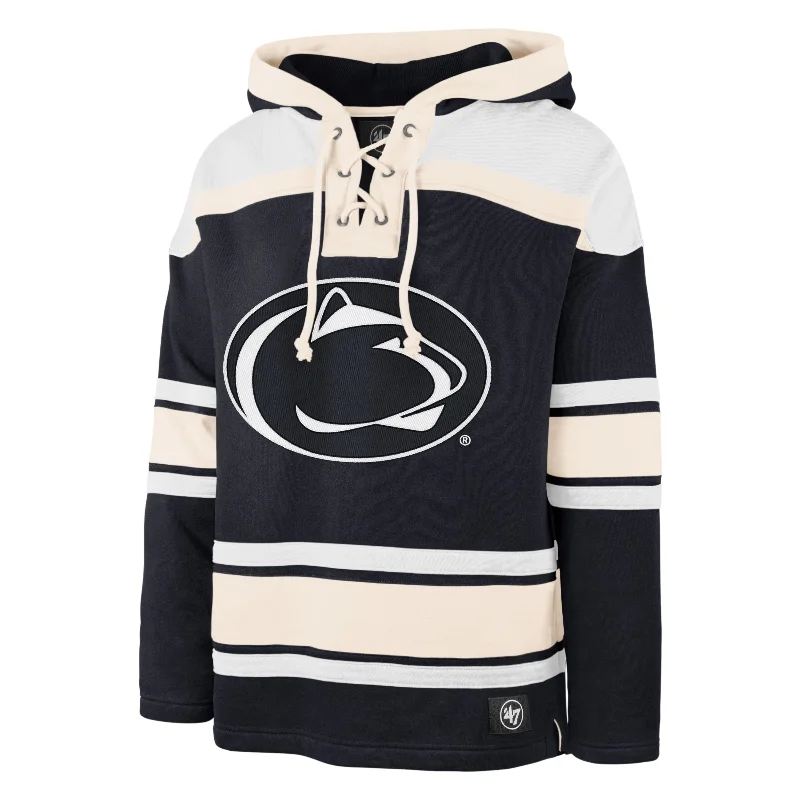 Men's hoodie for cycling-PENN STATE NITTANY LIONS SUPERIOR '47 LACER HOOD