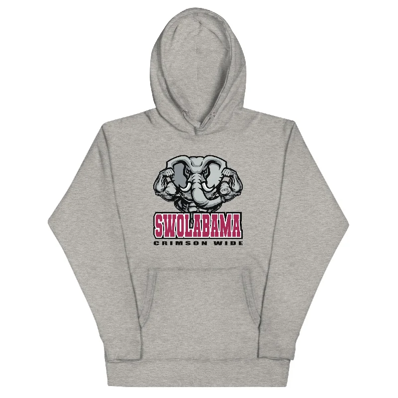 Men's hoodie for rooftop vibes-SWOLABAMA COLLEGE Hoodie