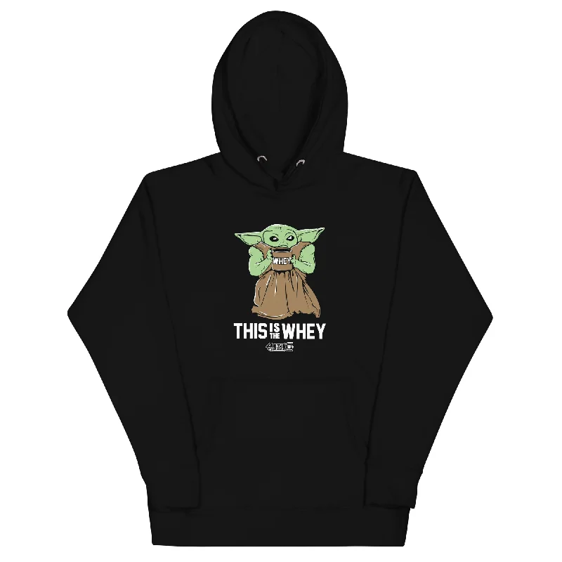 Men's hoodie for Netflix binge-THIS IS THE WHEY BABY GROWDA Hoodie