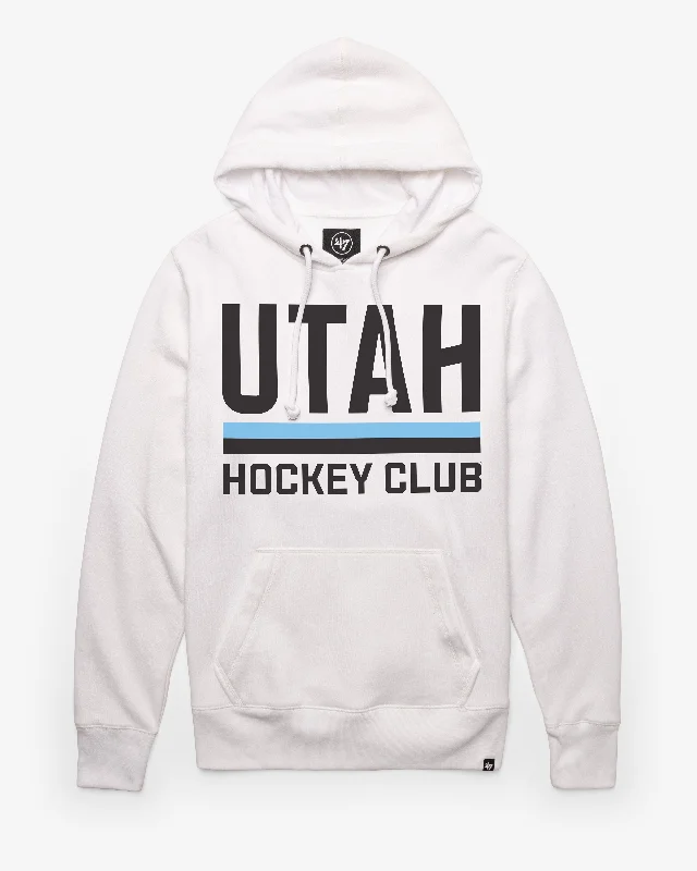 Men's hoodie with bold stripes-UTAH HOCKEY CLUB IMPRINT '47 HEADLINE HOOD