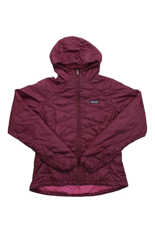 Men's supporter jackets-Womens Micro Puff Hooded Jacket