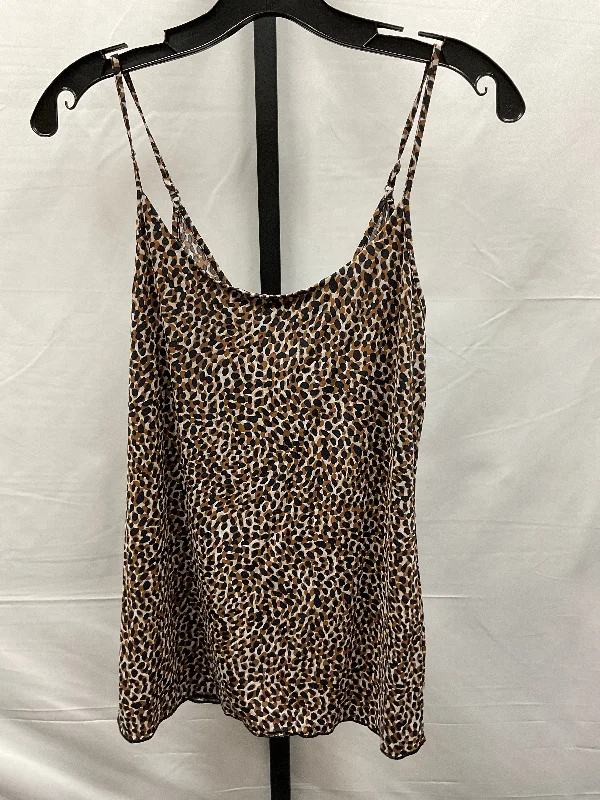 Men's short-sleeve polka dot summer tee-Animal Print Top Cami Jockey, Size M