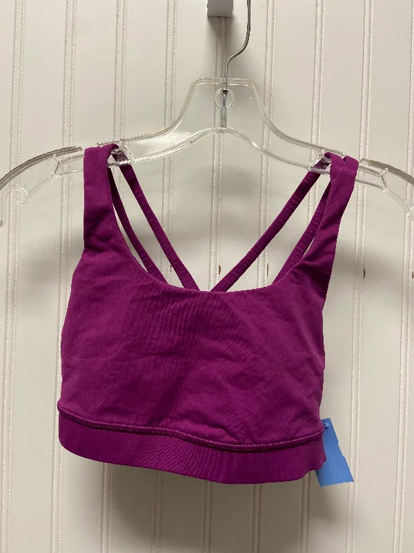 Men's short-sleeve crisp white shirt-Athletic Bra By Lululemon In Purple, Size: Xs