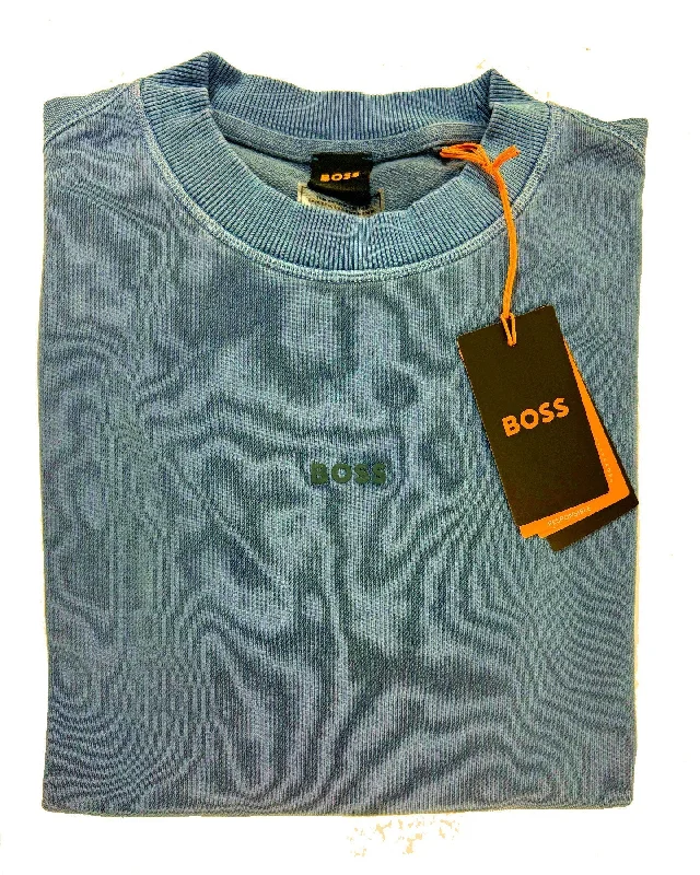 Hugo Boss Sweater Dark BluE Logo EU 54 / XL BLACK FRIDAY SALE