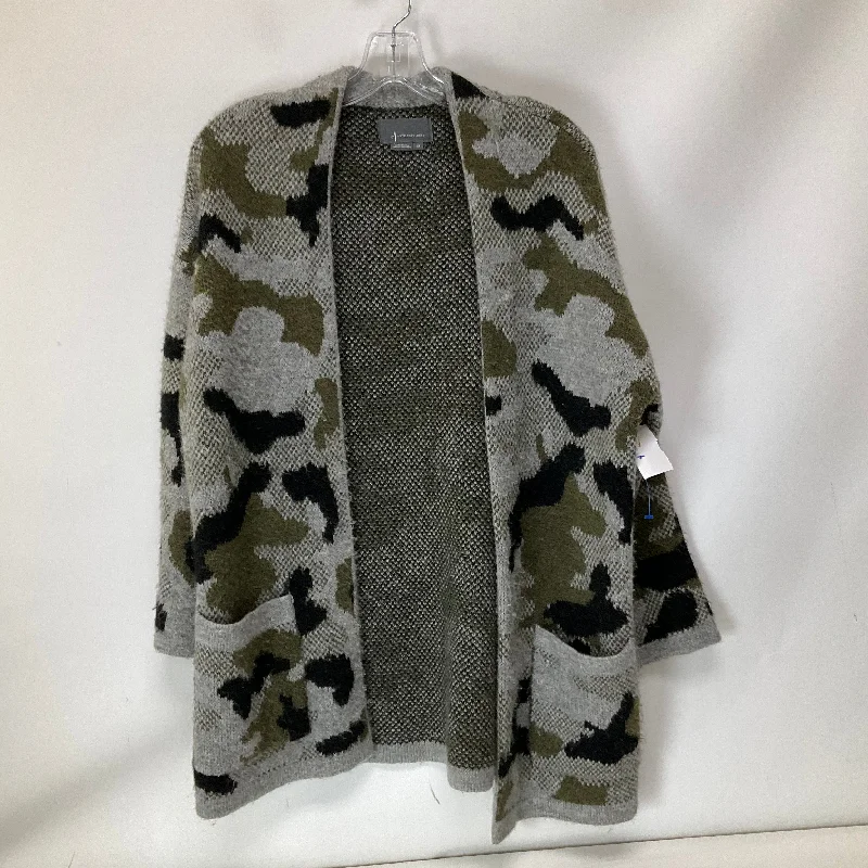 Men's short-sleeve camouflage tactical tee-Sweater Cardigan By Anthropologie In Camouflage Print, Size: Xs