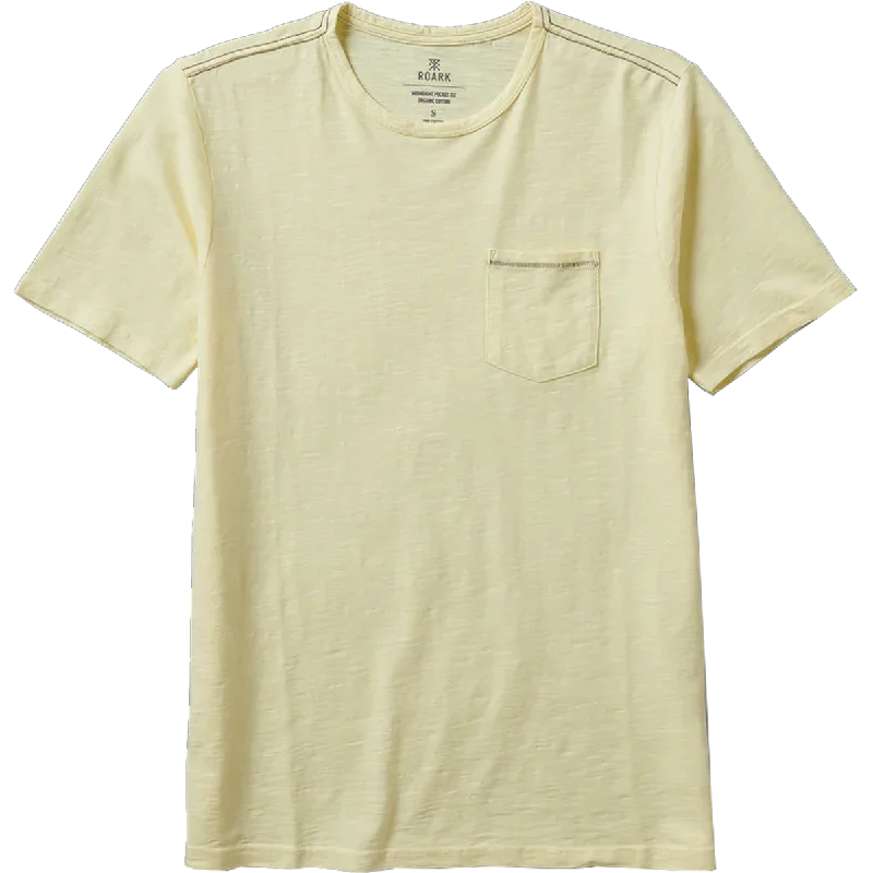 Men's short-sleeve luxury silk top-Well Worn Midweight Organic Tee