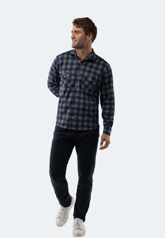 Black and Blue Plaid Flannel