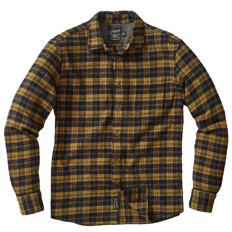 Carson Heritage Flannel - Honey Mustard Plaid