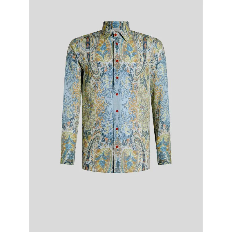 COTTON SHIRT WITH PAISELY PRINT