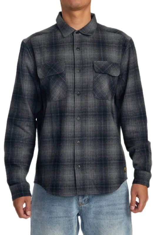 Dayshift Flannel Shirt In Black