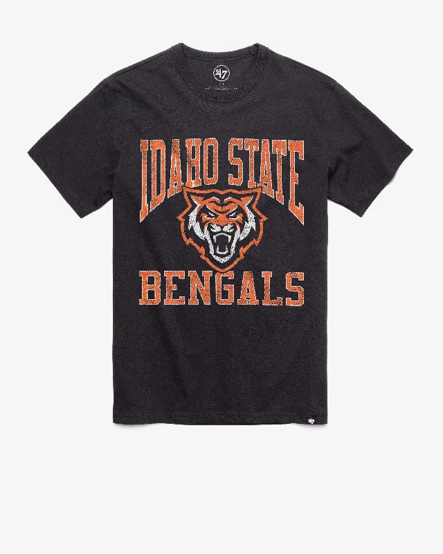 Men's short-sleeve airy linen shirt-IDAHO STATE BENGALS BIG UPS '47 FRANKLIN TEE