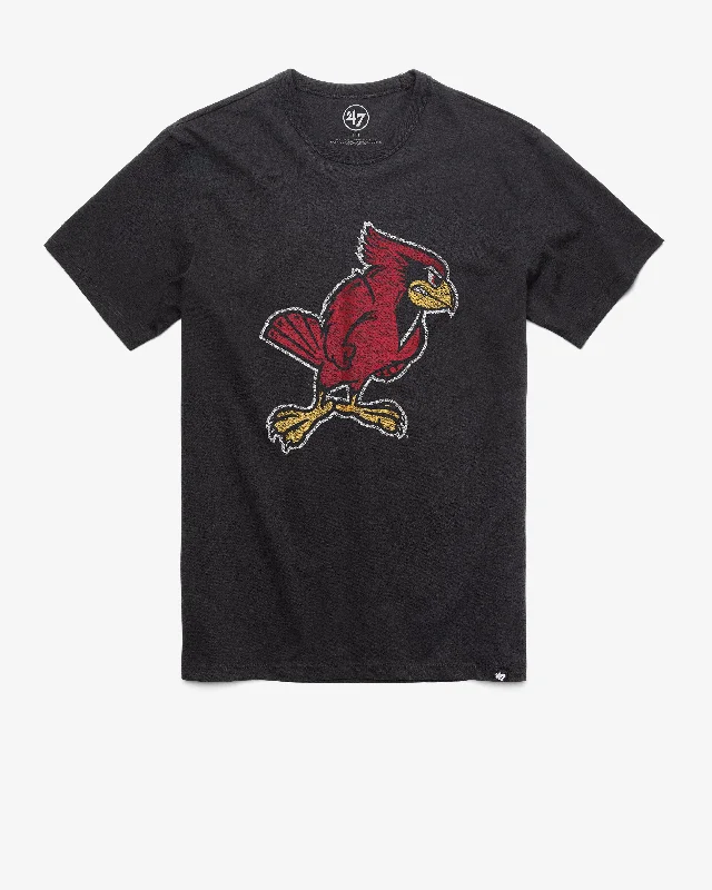 Men's short-sleeve clubbing silver tee-ILLINOIS STATE REDBIRDS PREMIER '47 FRANKLIN TEE