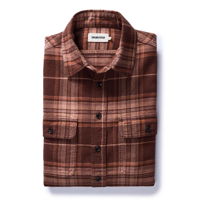 The Ledge Shirt in Chestnut Plaid