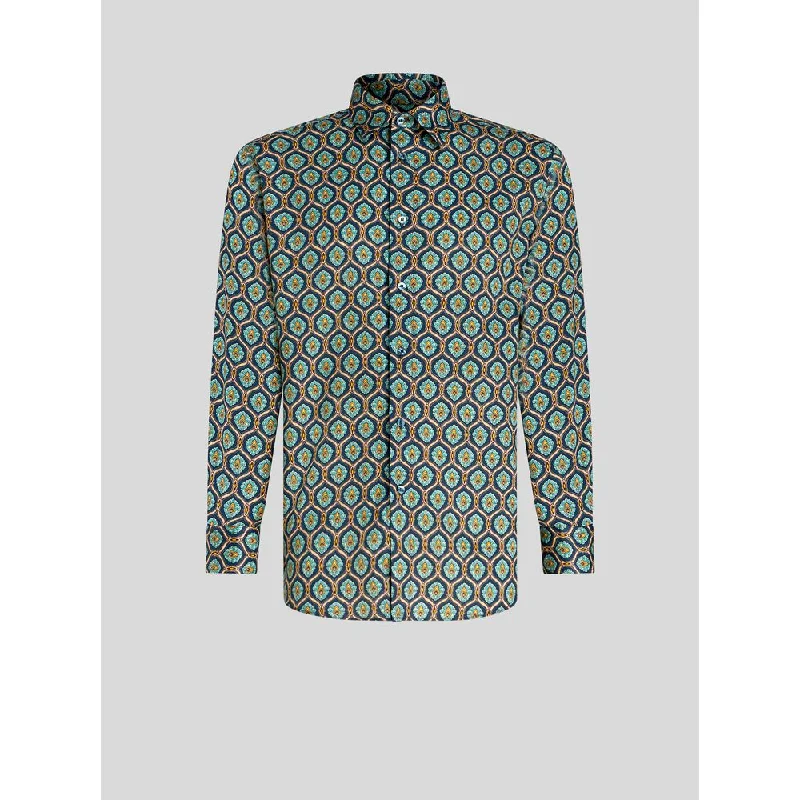 MACRO TIE PRINT SHIRT