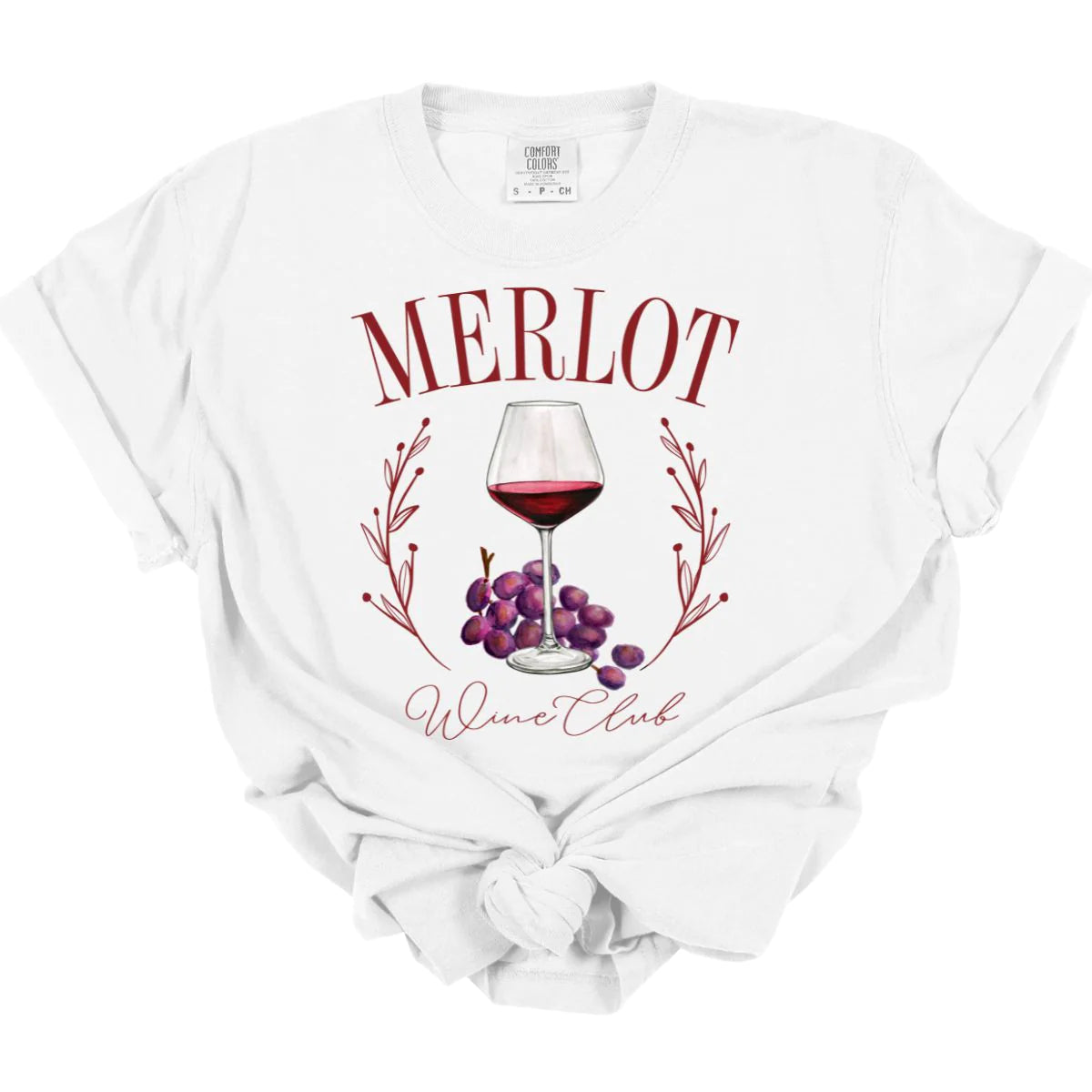 Men's short-sleeve quick-dry navy shirt-Merlot Wine Club Tee *MADE TO ORDER*