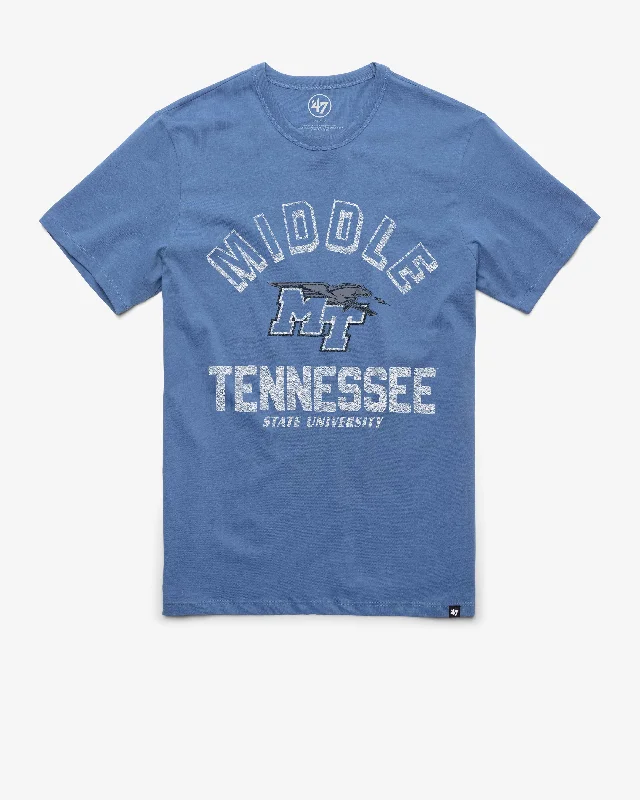 Men's short-sleeve muted tone shirt-MIDDLE TENNESSEE BLUE RAIDERS RETROGRADE '47 FRANKLIN TEE